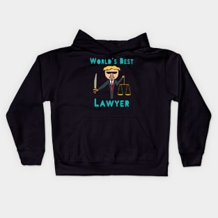 World's Best Lawyer Kids Hoodie